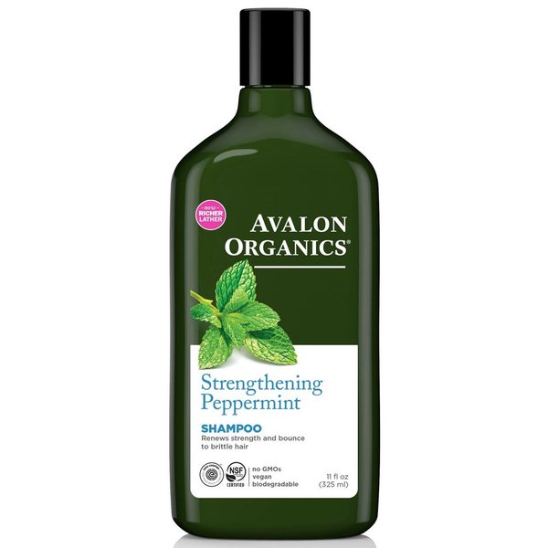 Strengthening Peppermint Shampoo 325ml AVALON ORGANICS