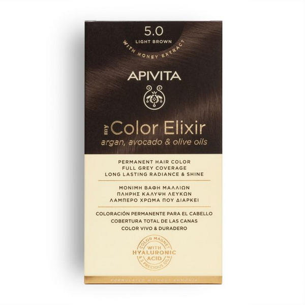 5.0 Light Brown Color Elixir APIVITA