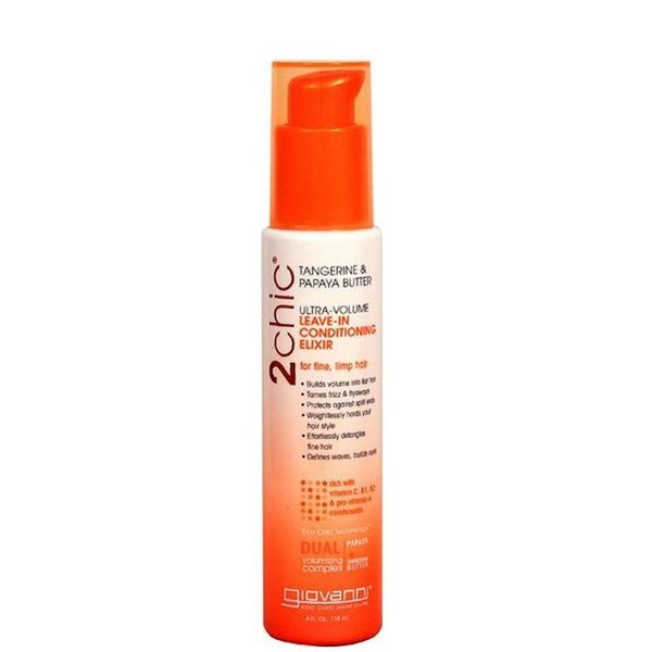 2Chic Ultra Volume Leave-in Conditioning & Styling Elixir 118ml GIOVANNI