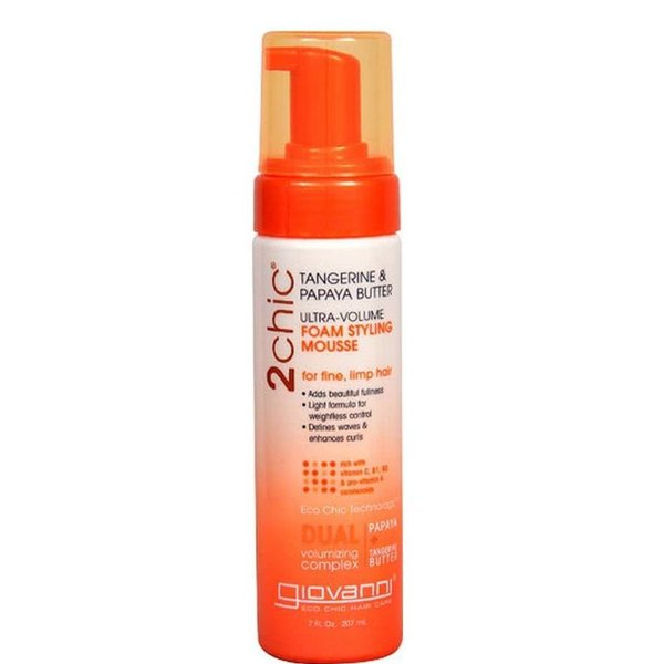 2Chic Ultra Volume Foam Styling Mousse 207ml GIOVANNI