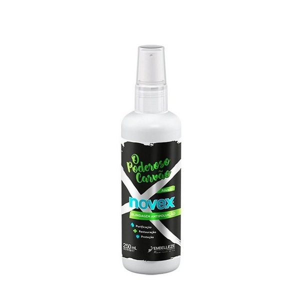 The Powerfull Charcoal Spray Antipollution 250ml NOVEX OUTLET