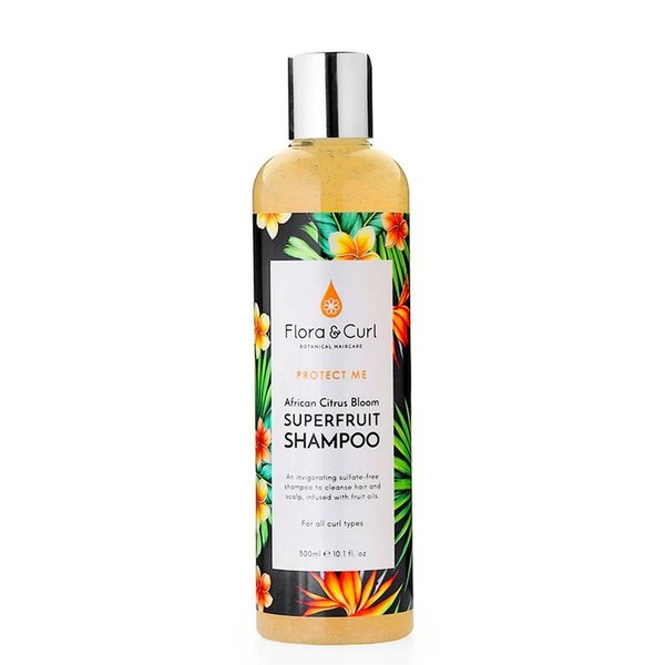 African Citrus Superfruit Shampoo  FLORA & CURL
