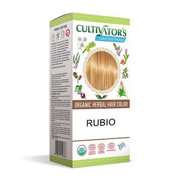 Tinte Orgánico Rubio 100gr  CULTIVATOR'S