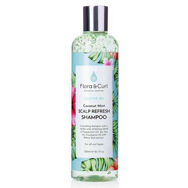 Coconut Mint Scalp Refresh Shampoo 300ml FLORA & CURL