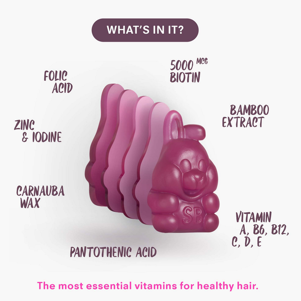 Pack SweetBunny Hair Vitamins 2x60 + Massage Brush