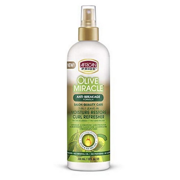 Olive Miracle 7-in-1 Moisture Restore Curl Refresh 355ml AFRICAN PRIDE