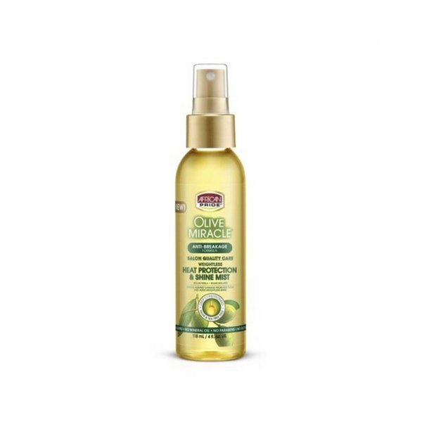 Olive Miracle Heat Protection & Shine Mist 118ml AFRICAN PRIDE