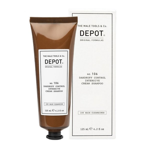 Nº106 Dandruff Control Intensive Cream Shampoo 125ml DEPOT MALE TOOLS