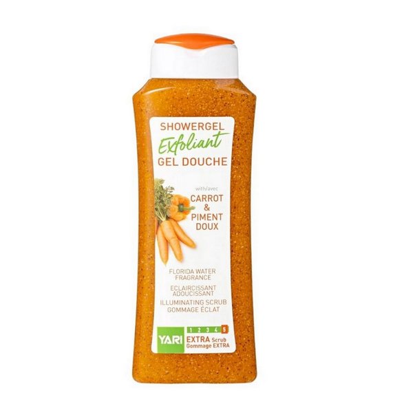 Carrot & Piment Exfoliant Shower Gel YARI