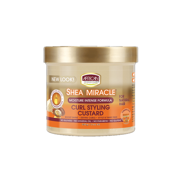 Shea Miracle Curl Styling Custard 340g AFRICAN PRIDE