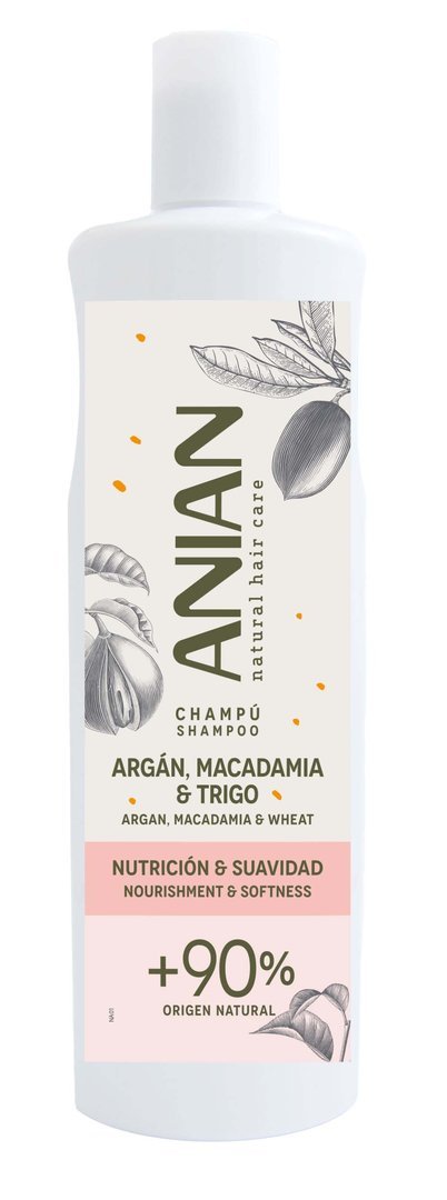 Champú Argán, Macadamia & Trigo 400ml ANIAN