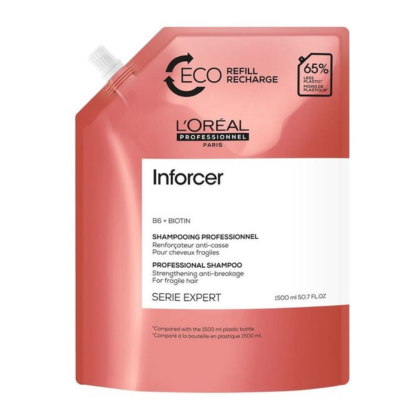 Inforcer Shampoo Eco Refill Recharge 1500ml L'ORÉAL