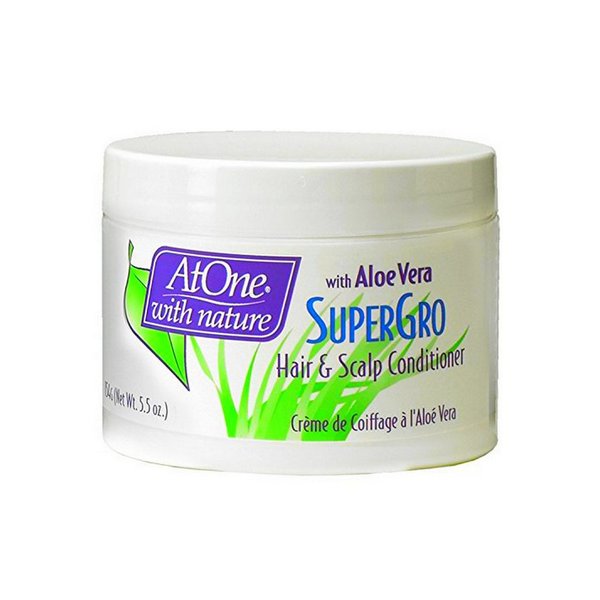At One Aloe Vera Supergro Hair & Scalp Conditioner 154gr BIOCARE LABS