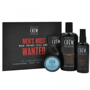 Men's Most Wanted Strong Hold Grooming Kit AMERICAN CREW ACPACK