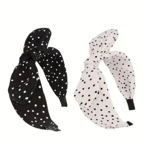 Pack 2 Diadema Blanca y Negra TPMP