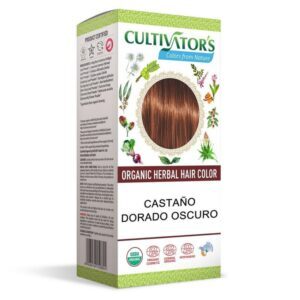 Tinte Orgánico Castaño Dorado Oscuro 100gr CULTIVATOR'S