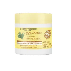 Mascarilla Aloe Vera y Manteca de Karité 400ml SECRET CODE