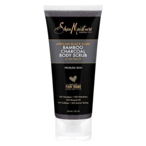 African Black Soap Bamboo Charcoal Body Scrub 170gr SHEA MOISTURE
