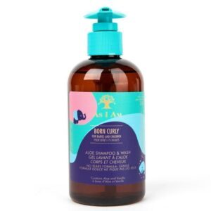 Born Curly Aloe Shampoo & Wash 240ml AS I AM