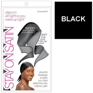Tie Up Wrap 674 STAY ON SATIN