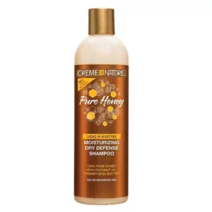 Pure Honey Moisturizing Dry Defense Shampoo 355ml CREME OF NATURE