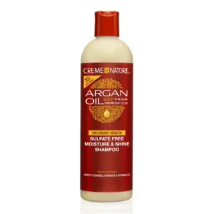 Argan Oil Sulfate Free Moisture & Shine Shampoo 355ml CREME OF NATURE