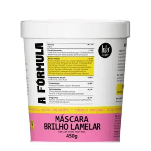 A Fórmula Máscara Brilho Lamelar 450g LOLA FROM RIO