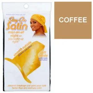Tie Back Super Wrap Style Coffee 1101 STAY ON SATIN